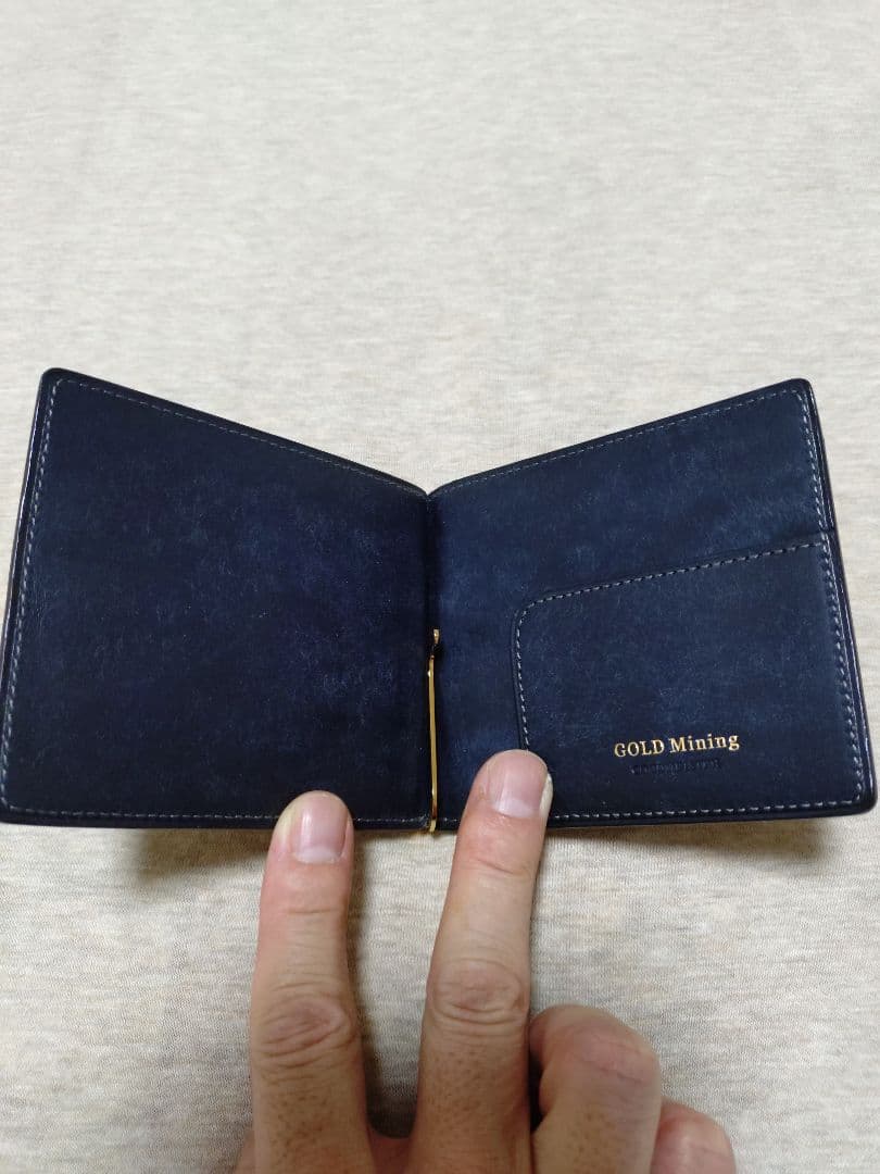 COCOMEISTER　　マネークリップ　ゴールドマイニング・テーブル　ブラック