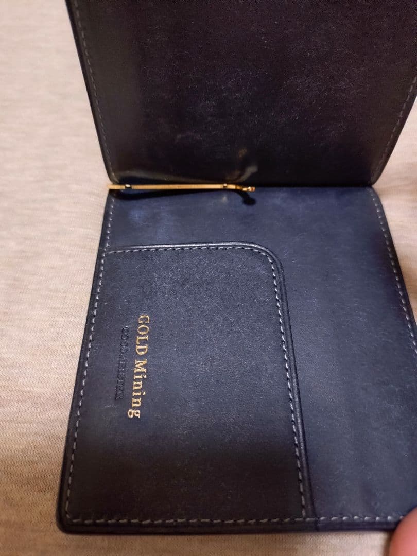 COCOMEISTER　　マネークリップ　ゴールドマイニング・テーブル　ブラック