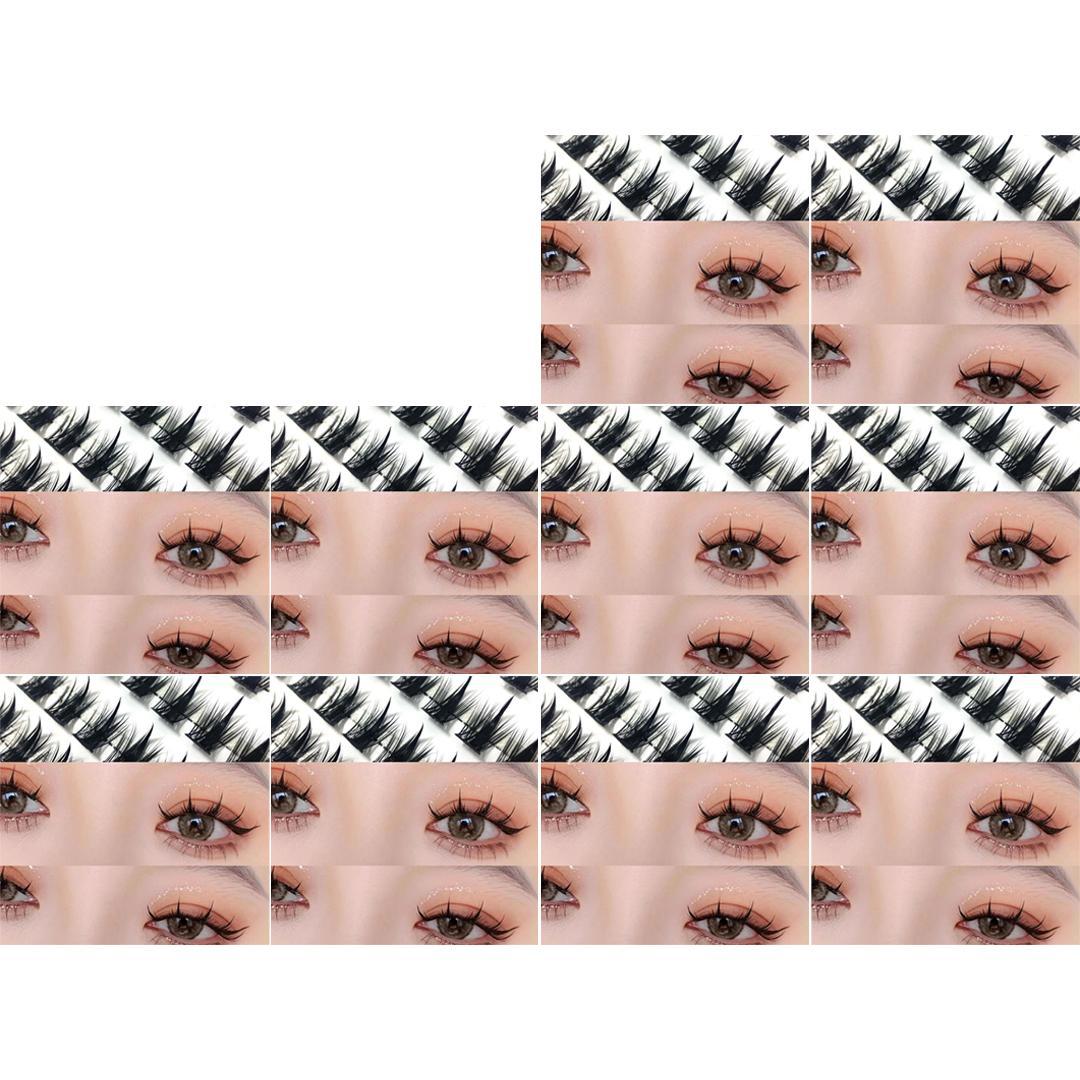 DTK-MSJ部分用つけまつげ,約１２mm(ミリ),自然なつけ感,Natural