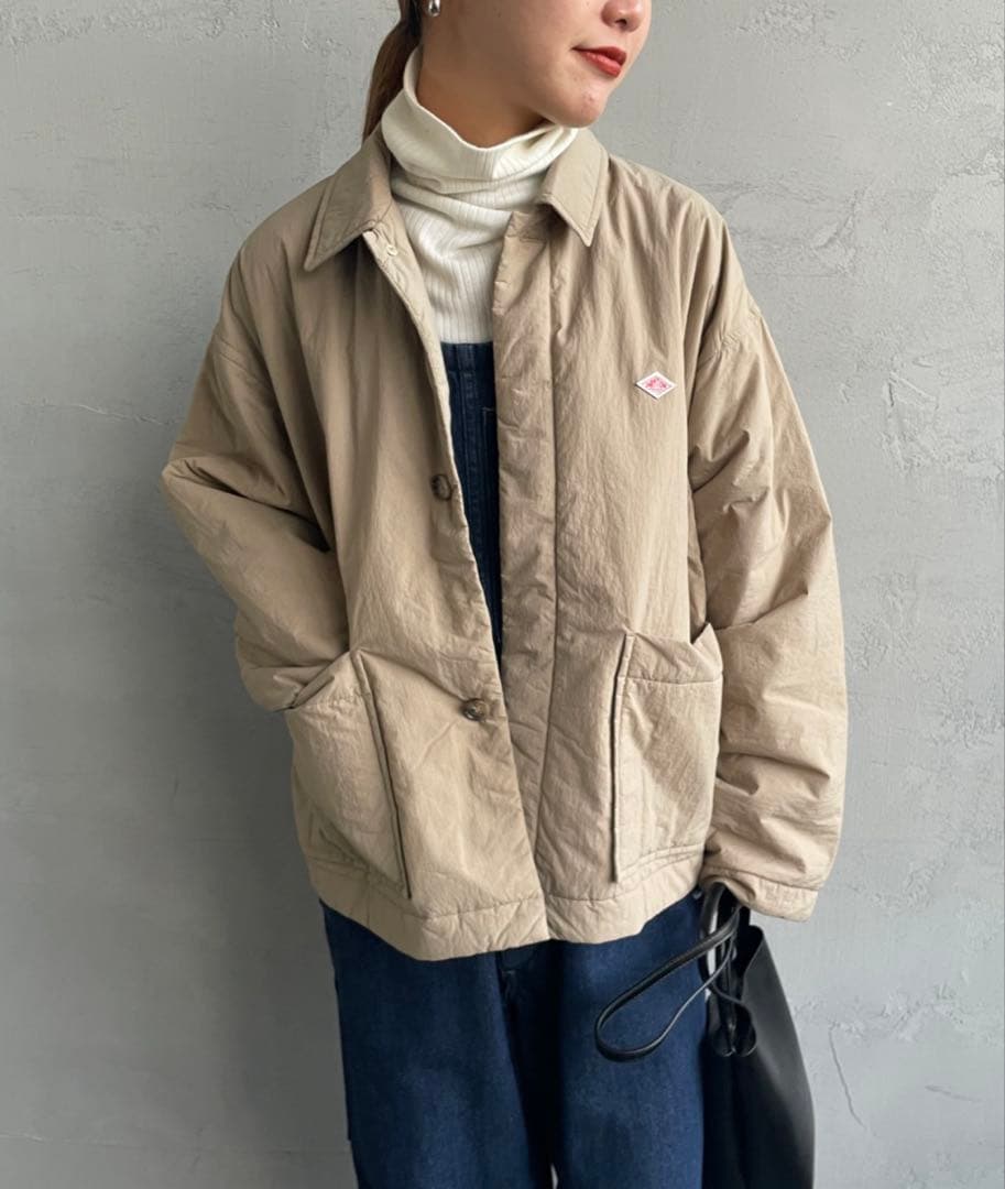 【DANTON/ダントン】インサレーション カバーオールジャケット　Sサイズ