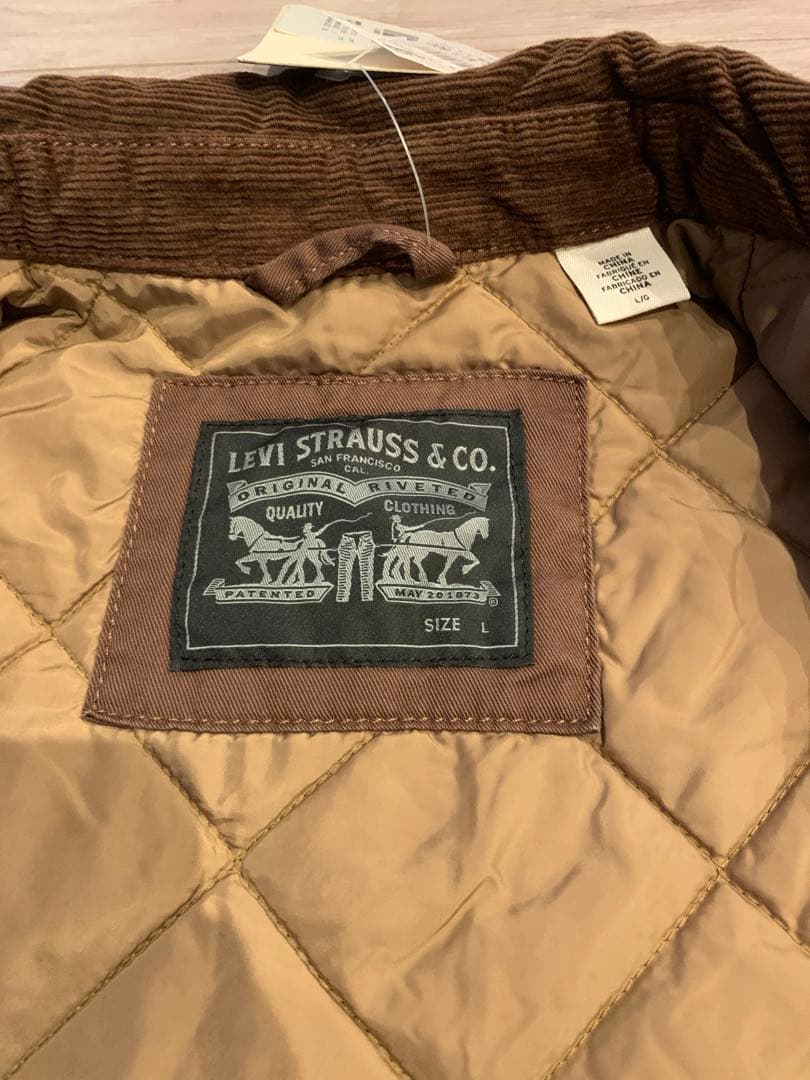 リーバイス　カバーオールジャケット キルティング付き