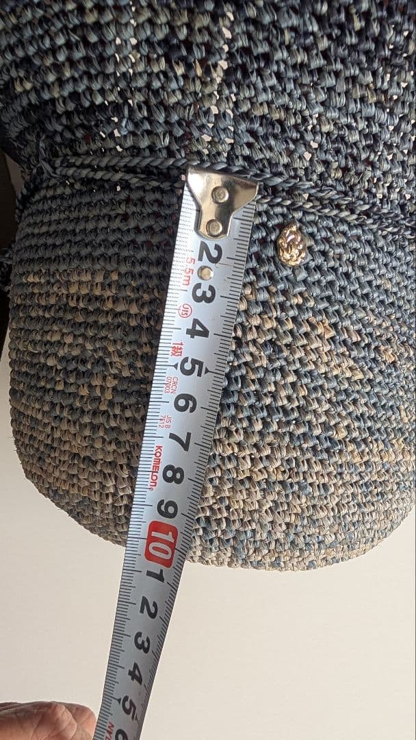 【美品】ヘレン・カミンスキー　グラデブルーグレーの帽子