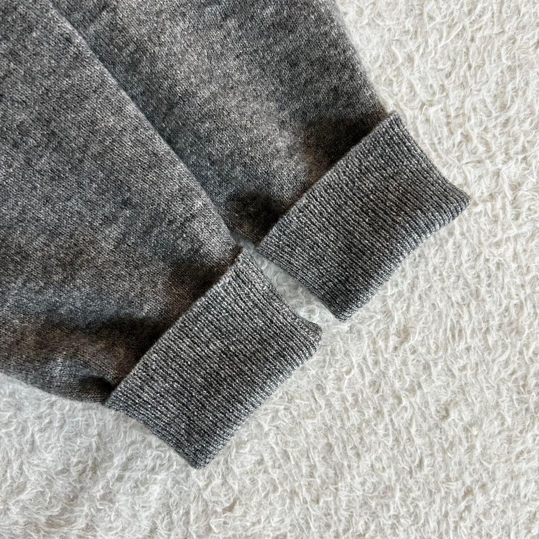 美品 レリアン カシミヤ100 タートルネックニットチュニック ロング丈ニット