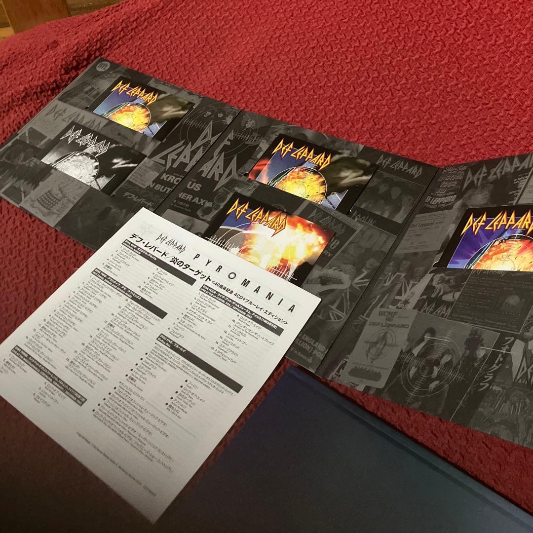 デフ・レパード 炎のターゲット 完全生産限定盤SHM-CD4枚組Blu-Ray付