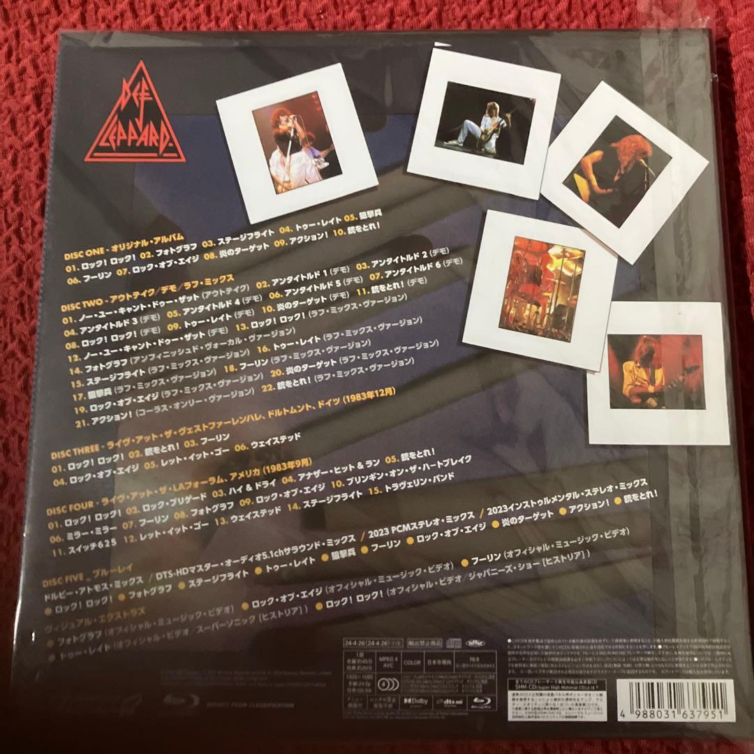 デフ・レパード 炎のターゲット 完全生産限定盤SHM-CD4枚組Blu-Ray付
