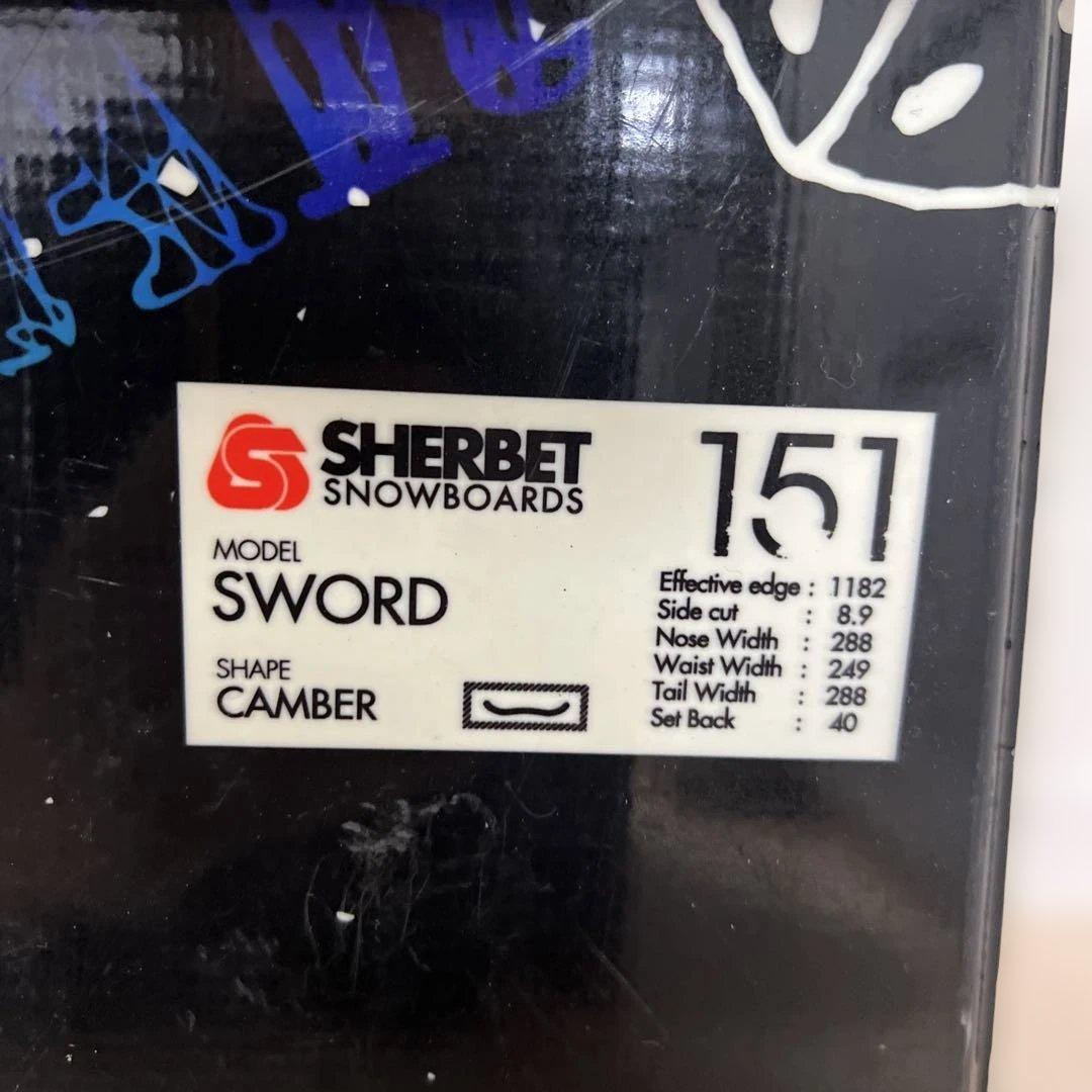 スノーボード SHERBET SWORD 151cm & SEEN'S