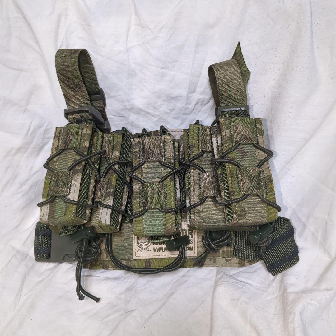 WARRIOR ASSAULT SYSTEMS 実物レッグリグ マガジンポーチ付