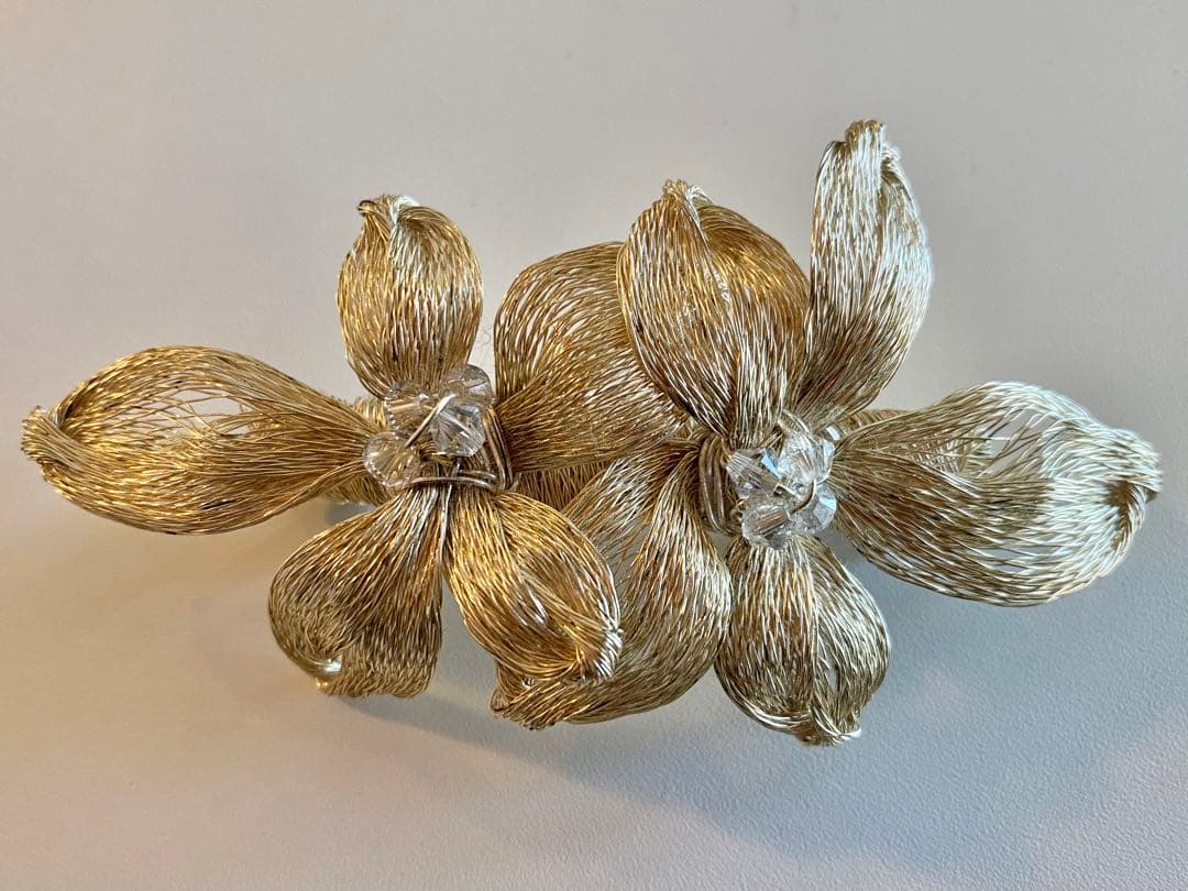 コレット マルーフ　メッシュブロッサム　バレッタ