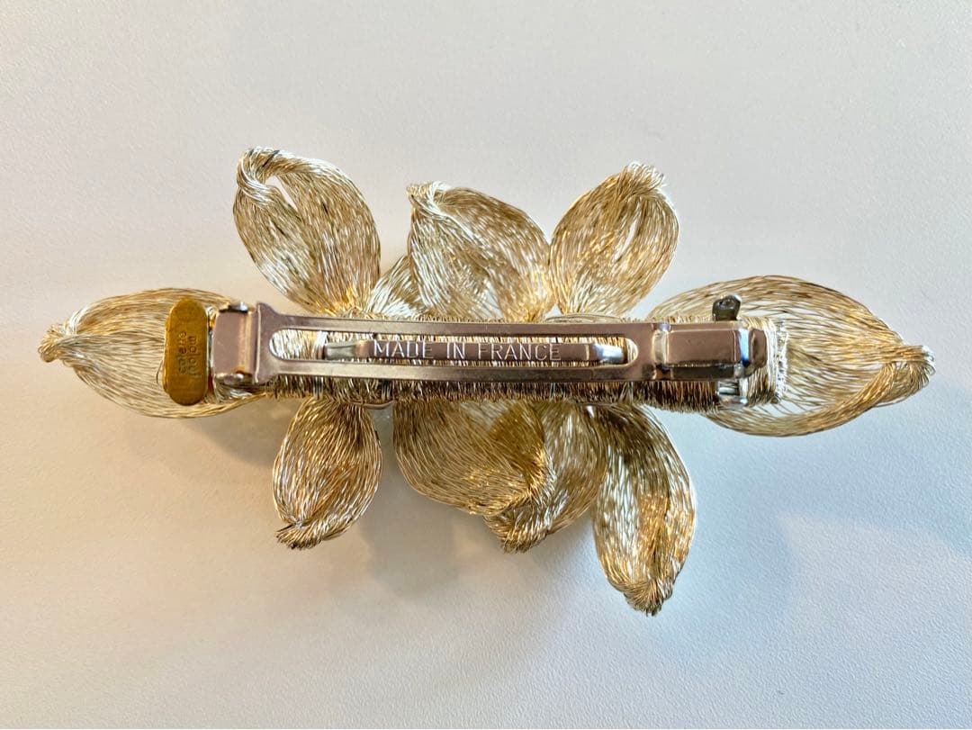 コレット マルーフ　メッシュブロッサム　バレッタ