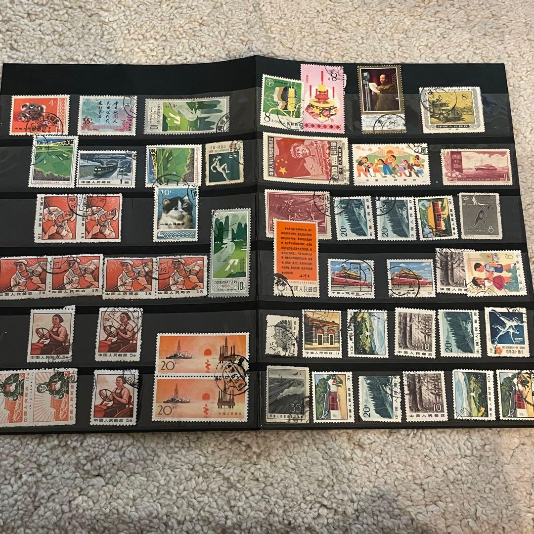 中国切手　使用済み　色々まとめ売り