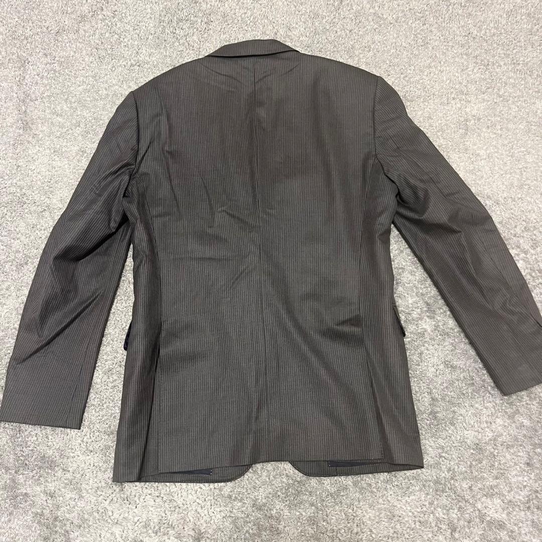 ポールスミス×高級生地ゼニア スーツ セットアップ マルチストライプ グレー