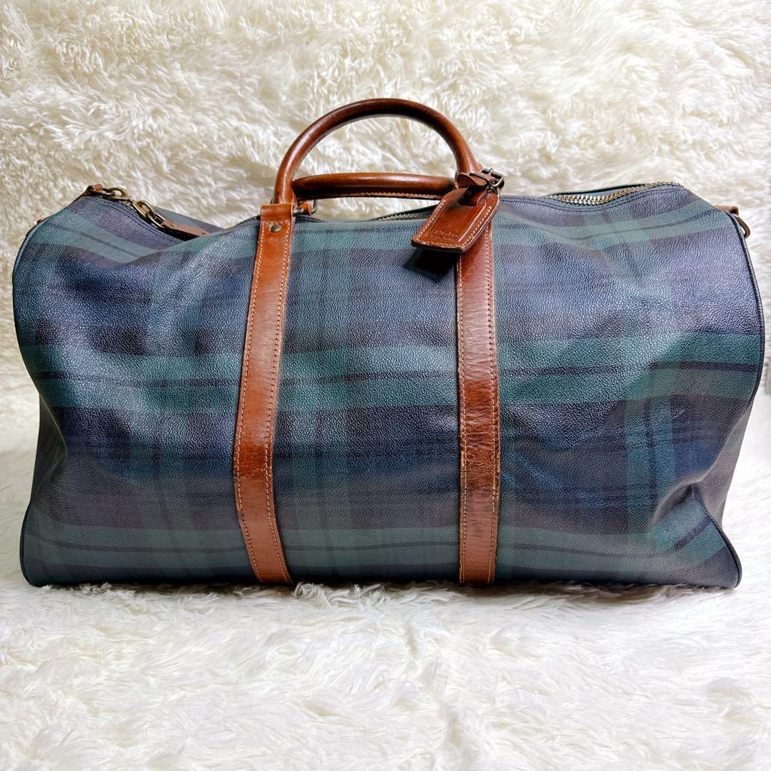 Polo Ralph Lauren ボストンバッグ チェック 2way 大容量