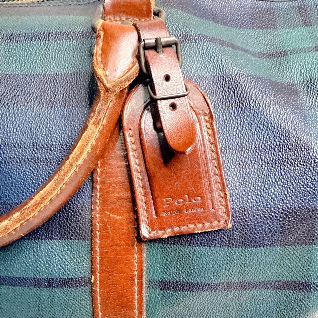 Polo Ralph Lauren ボストンバッグ チェック 2way 大容量