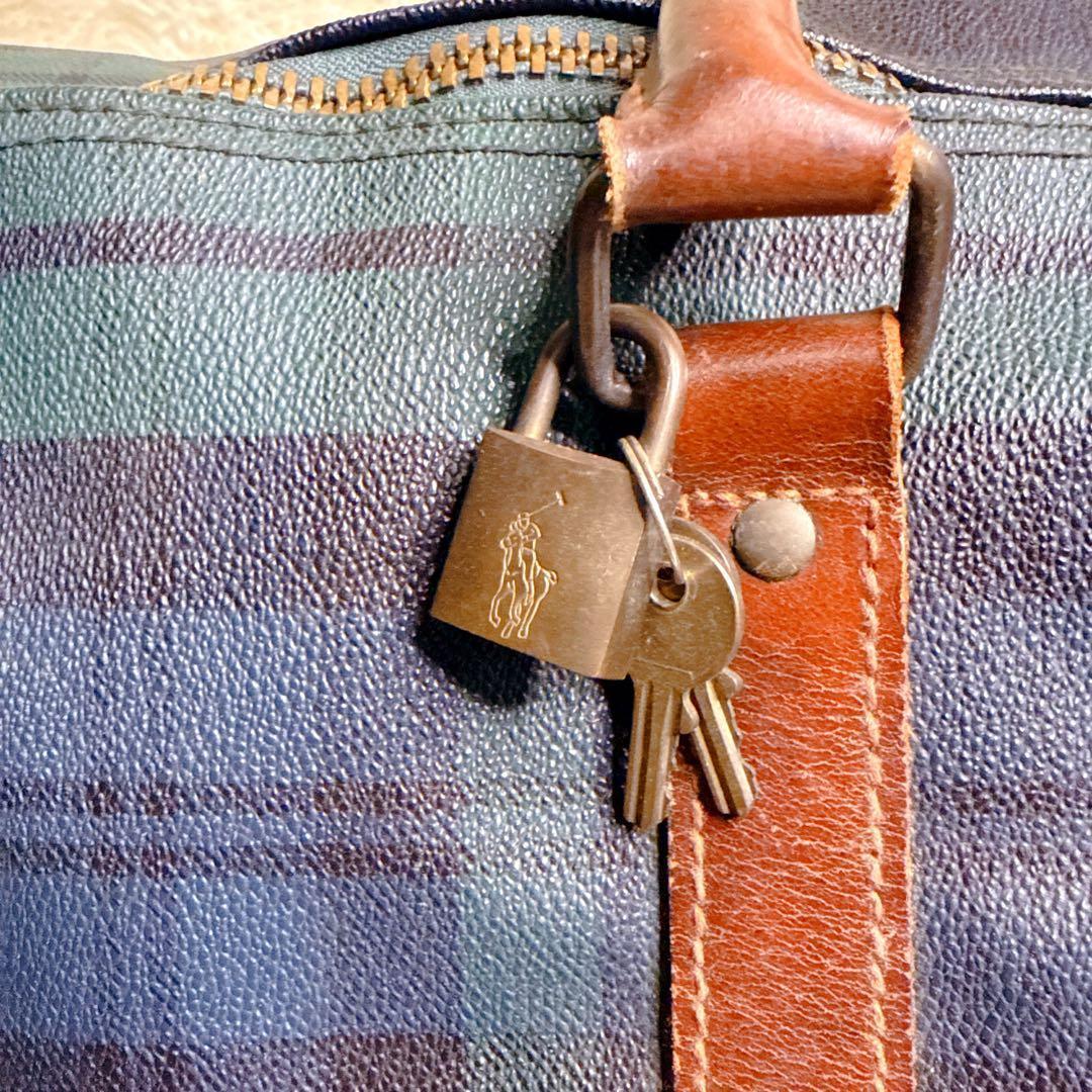 Polo Ralph Lauren ボストンバッグ チェック 2way 大容量