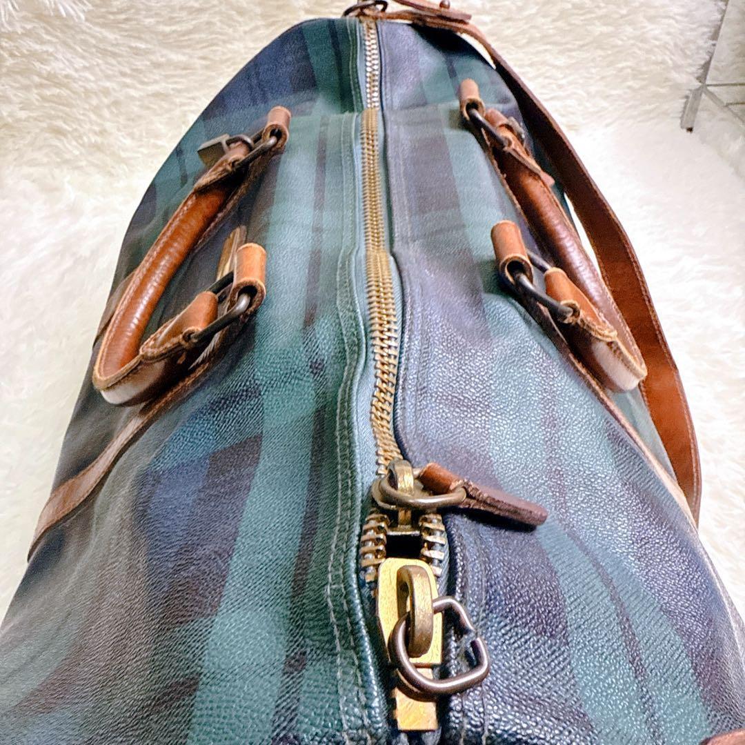 Polo Ralph Lauren ボストンバッグ チェック 2way 大容量