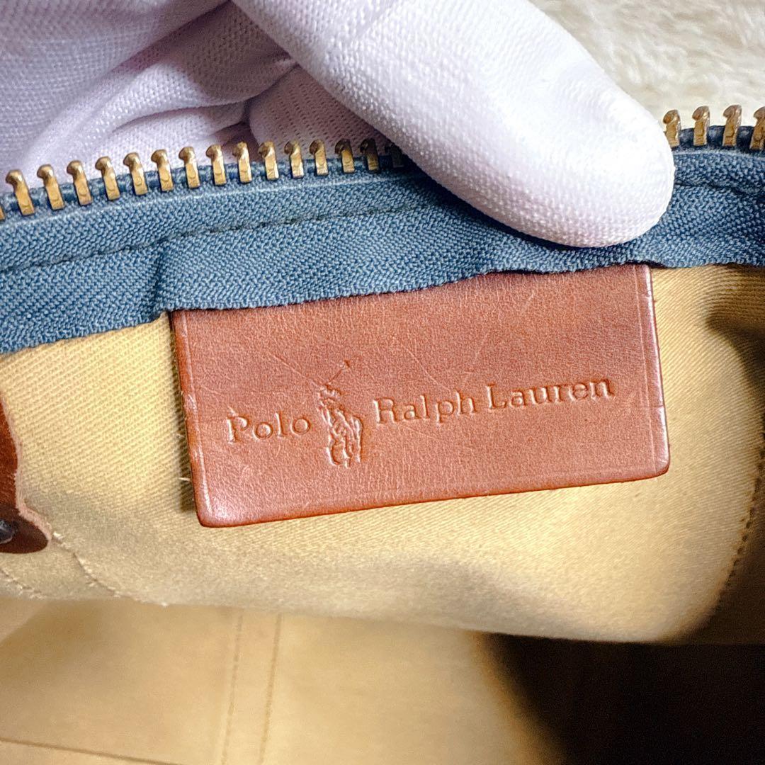 Polo Ralph Lauren ボストンバッグ チェック 2way 大容量