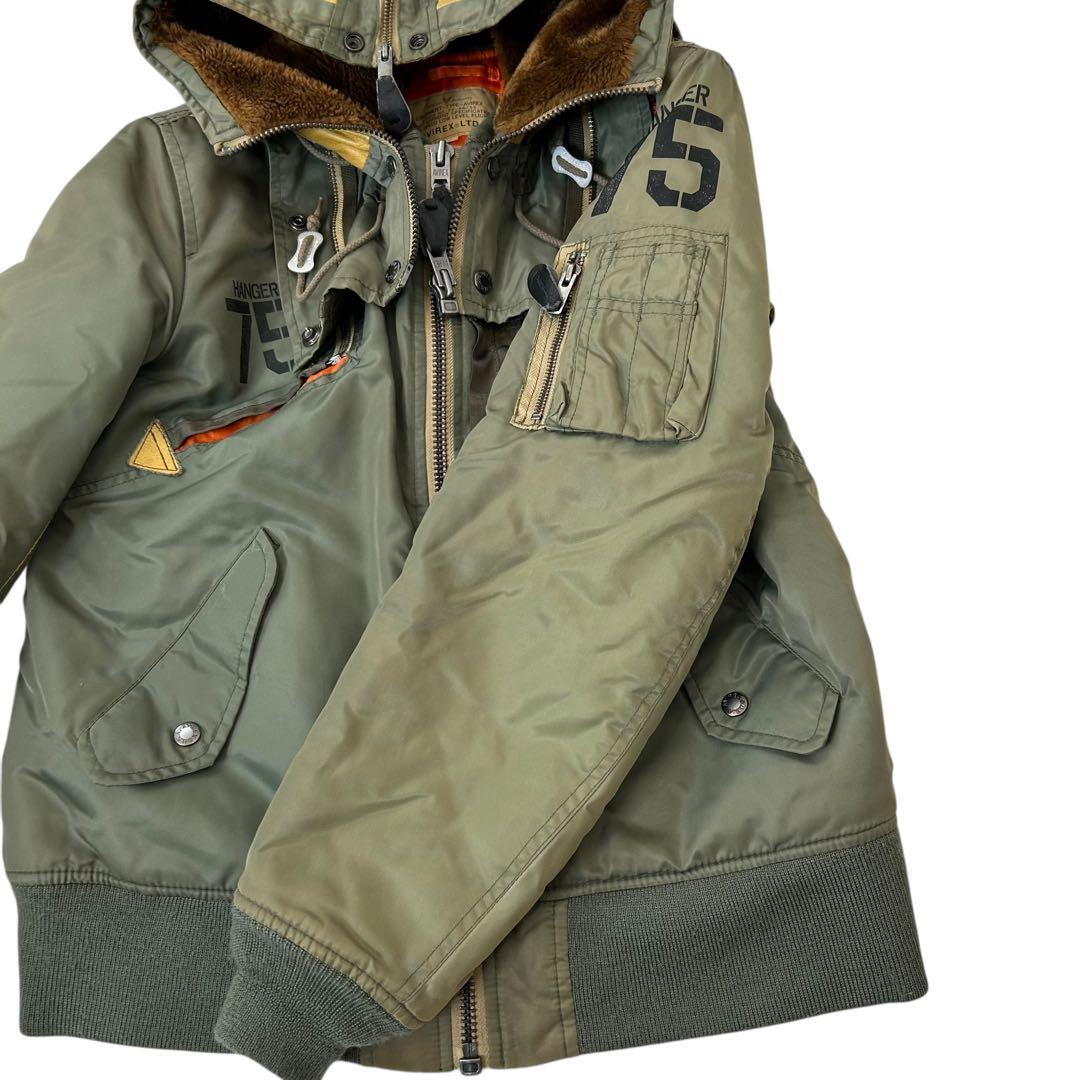 【美品】 AVIREX MA-1 REMODEL MARK2 N2B 激レア L