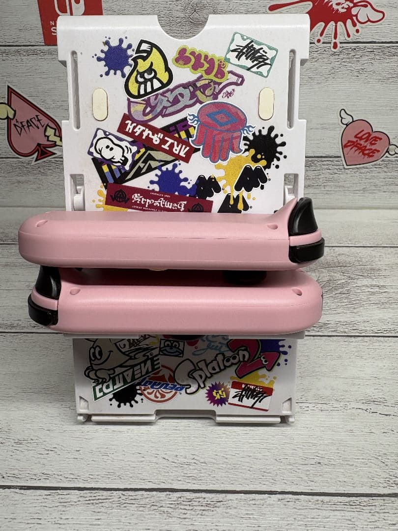 34任天堂純正品【ledカスタム& セラミュ】Nintendo ジョイコン 美品