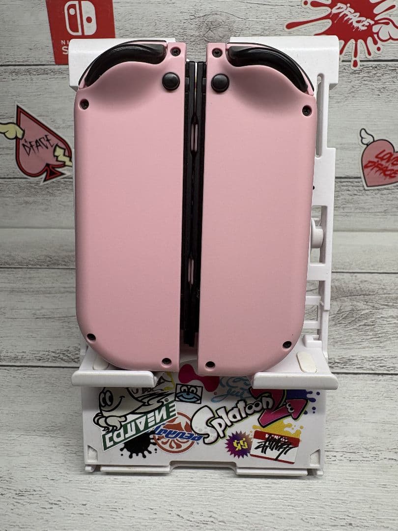 34任天堂純正品【ledカスタム& セラミュ】Nintendo ジョイコン 美品