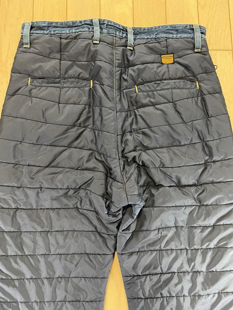 キャピタル KAPITAL パンツ (デニム × ダウン) サイズ 3 L