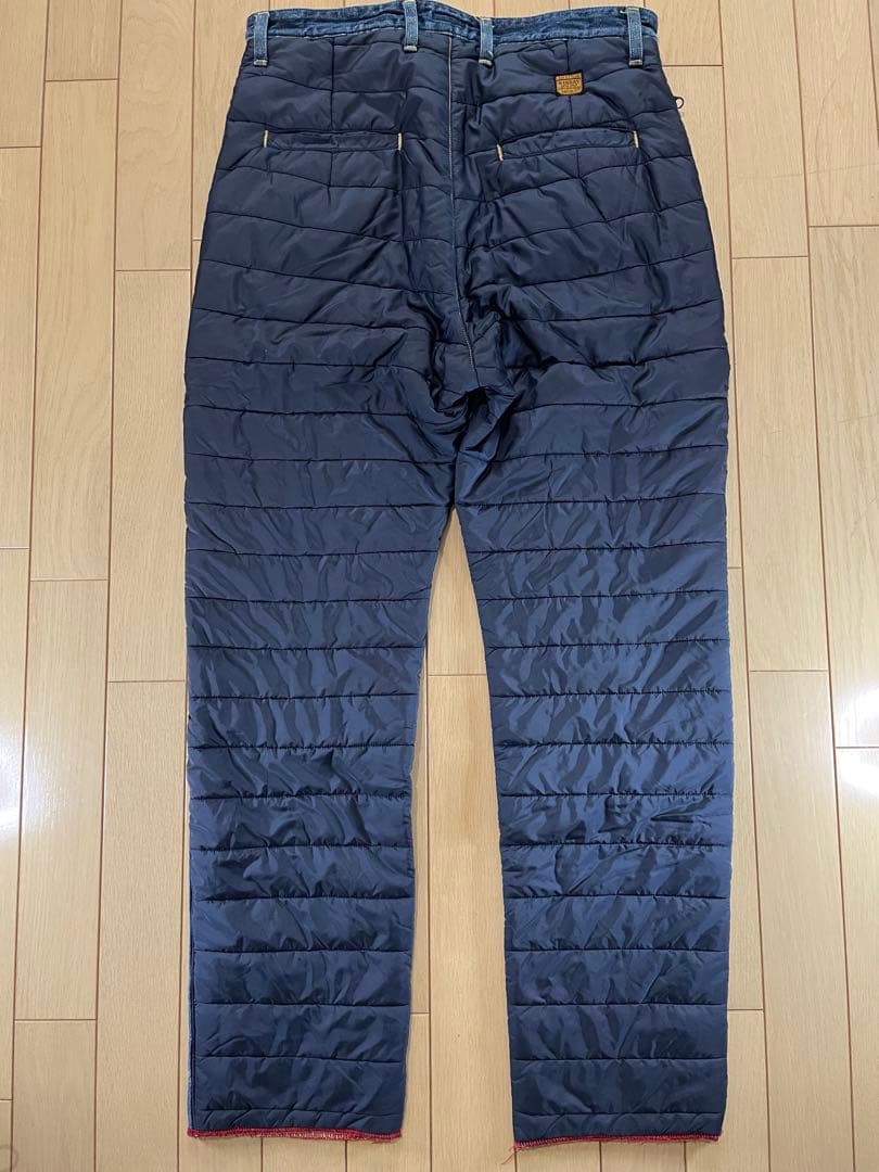 キャピタル KAPITAL パンツ (デニム × ダウン) サイズ 3 L