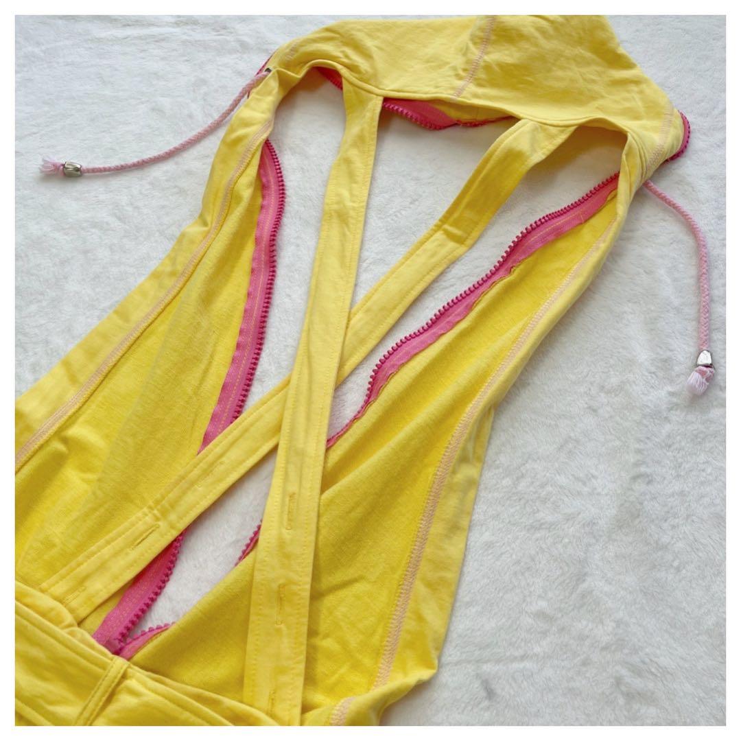 y2k 平成ギャル 派手 背中開き ベルト付き サロペット フェアリーグランジ