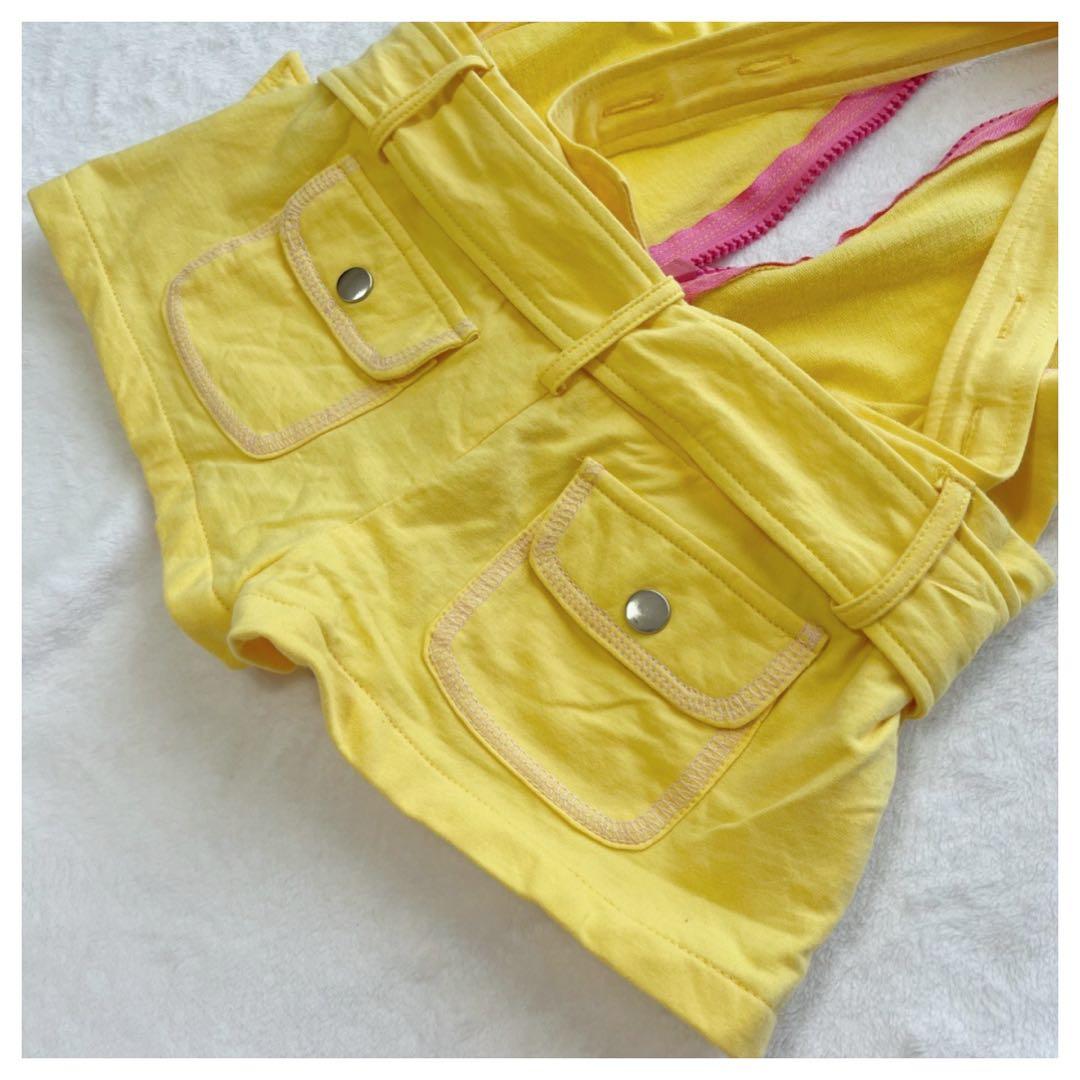 y2k 平成ギャル 派手 背中開き ベルト付き サロペット フェアリーグランジ