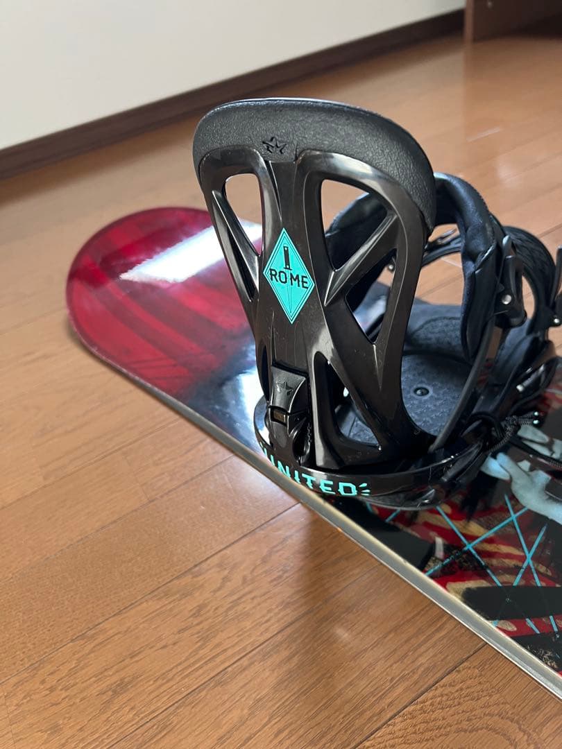 RIDE WILDLIFE155ROMEメンズスノーボードセット ケース付き