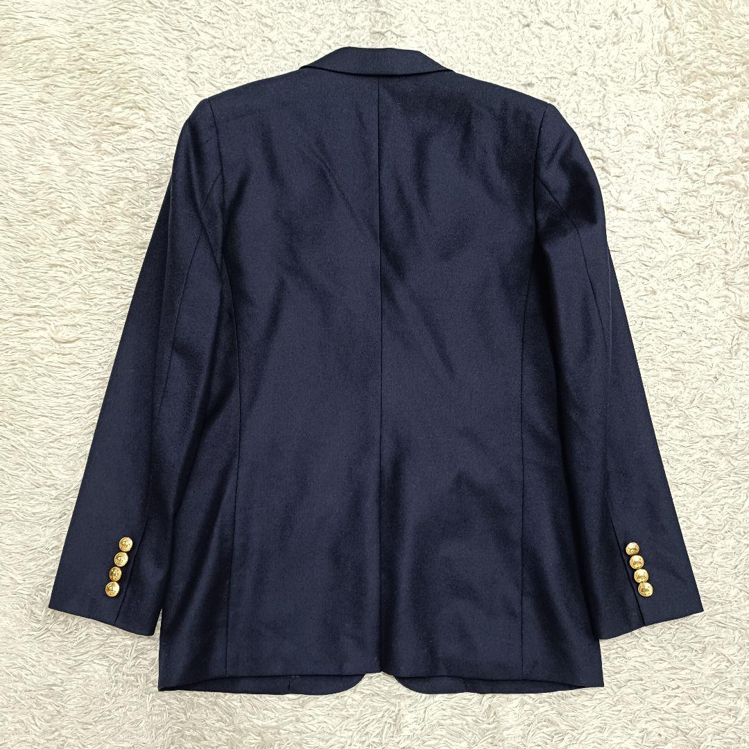 【極美品】ラルフローレン 紺ブレ スーツ 金ボタン グレンチェック柄 160
