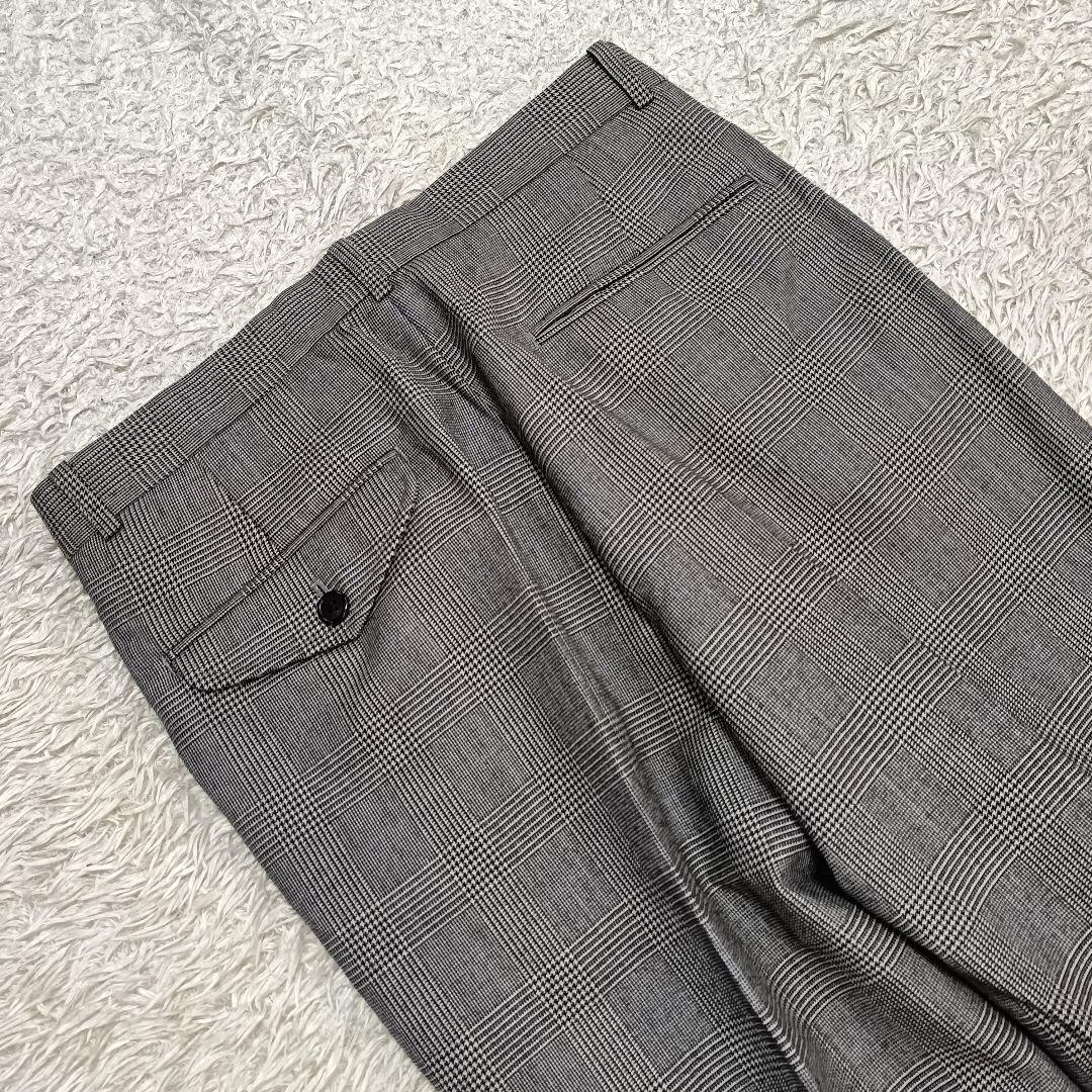 【極美品】ラルフローレン 紺ブレ スーツ 金ボタン グレンチェック柄 160