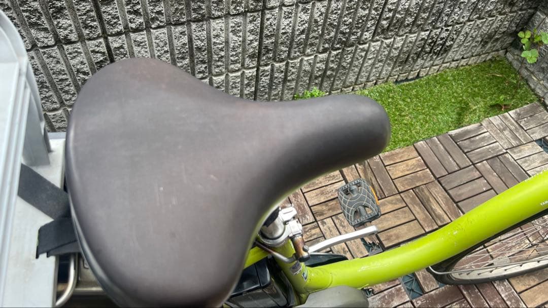 【引き取り】YAMAHA 電動自転車 PAS ナチュラL 子供乗せ グリーン