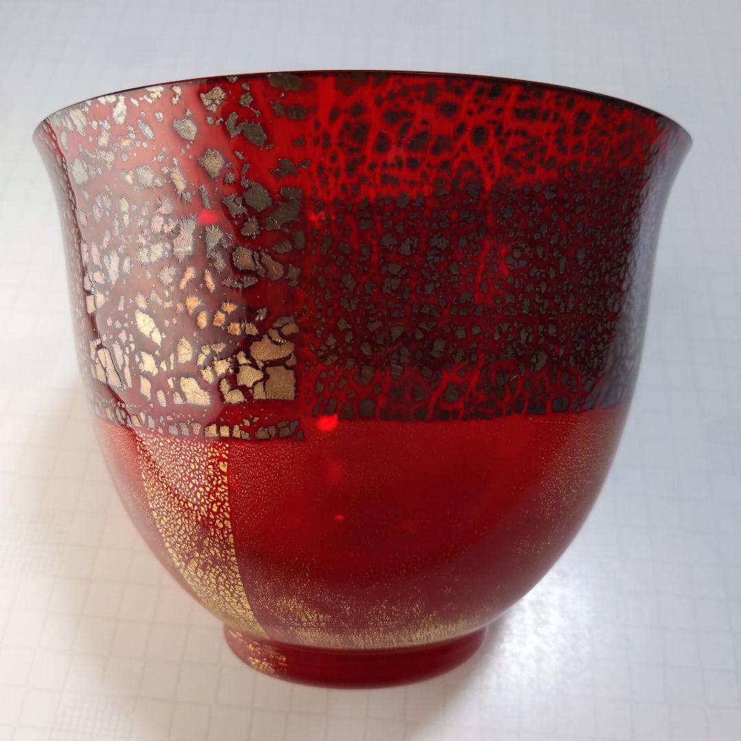 ヴィンテージ ベネチアンボウルの美形 金黒装飾 茶席を彩る茶器としても