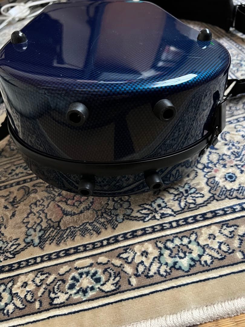 ブルー バイオリンケース ハードケース　カーボンマック　良好