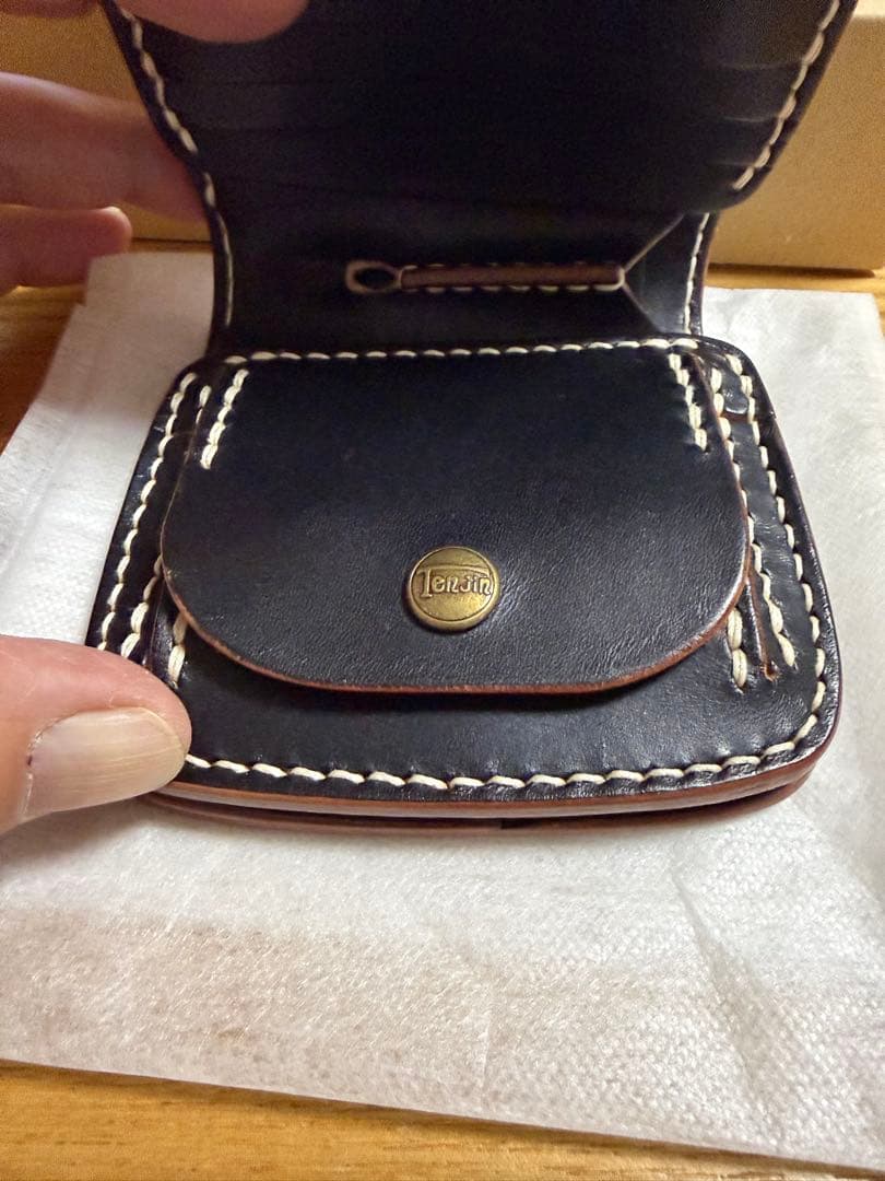 ジ*ト様 ★天神ワークス スーパーショートウォレット SSW01 ブラック 未使