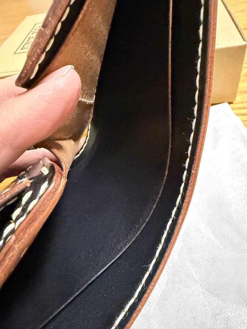 ジ*ト様 ★天神ワークス スーパーショートウォレット SSW01 ブラック 未使