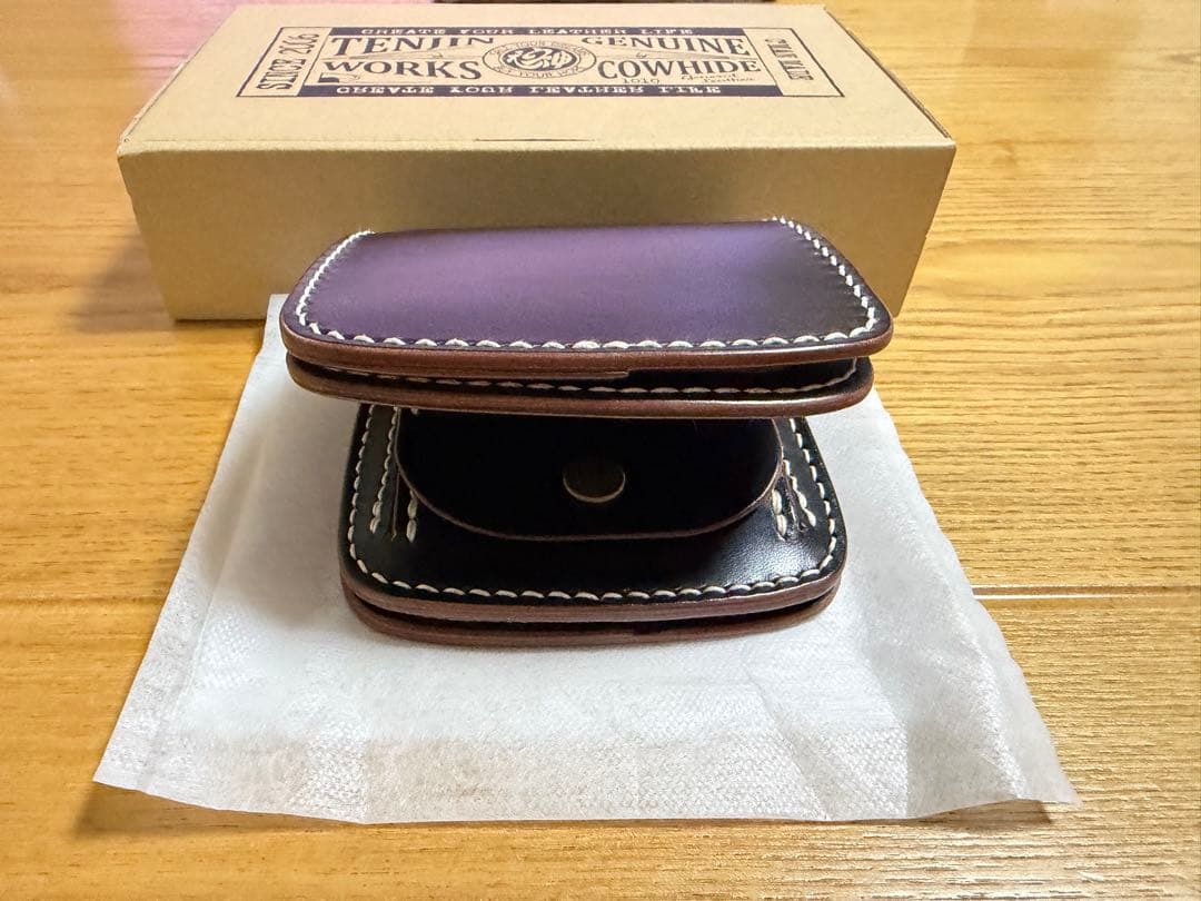 ジ*ト様 ★天神ワークス スーパーショートウォレット SSW01 ブラック 未使