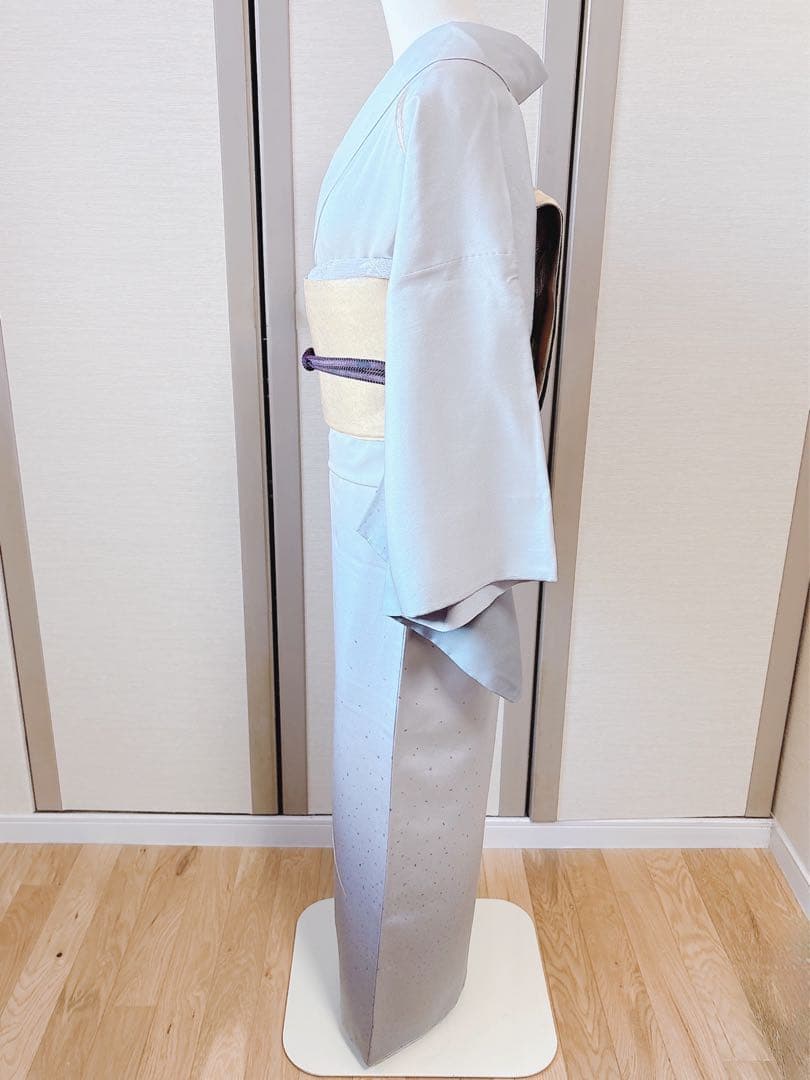 美品　訪問着　フルセット　作家物　金彩　刺繍 卒業式　入学式　大きいサイズ　袋帯