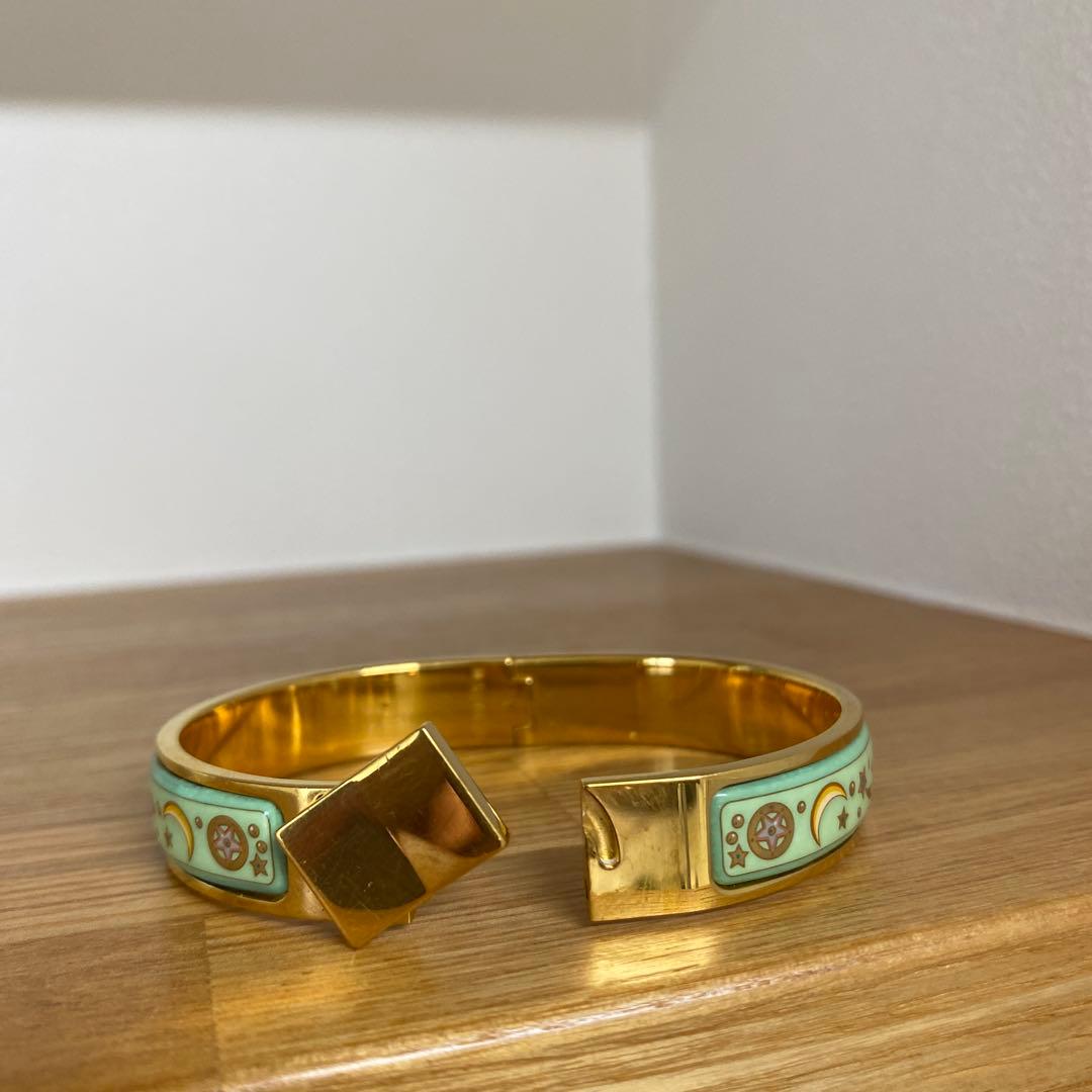 り*ご様 HERMES エルメス　エマイユ　バングル