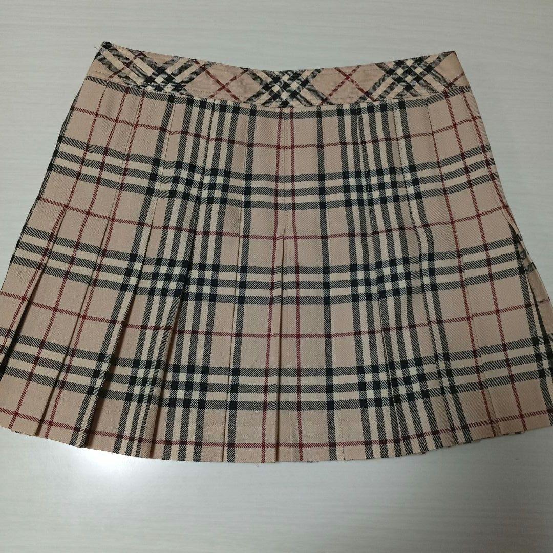 BURBERRY BLUE LABEL ノバチェック プリーツ スカート