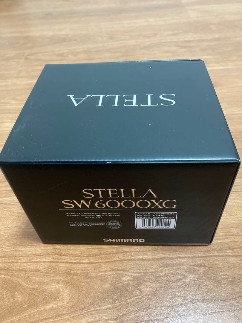 シマノ20ステラSW 6000XG スピニングリール ブラック/ゴールド