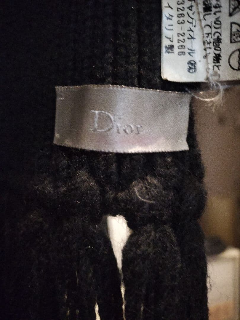 Dior Homme 超ロング フリンジマフラー 激レアarchive