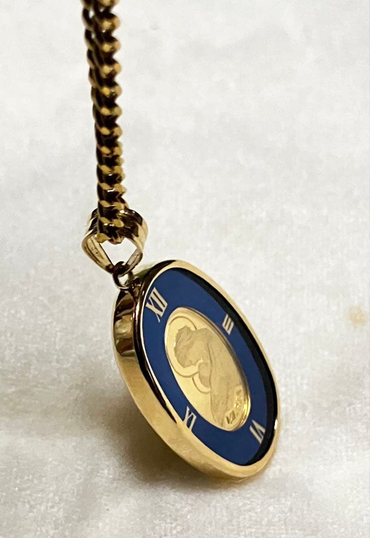 【最終値引き】純金 K24ペンダントトップ マリア PAMP999.9刻印入り