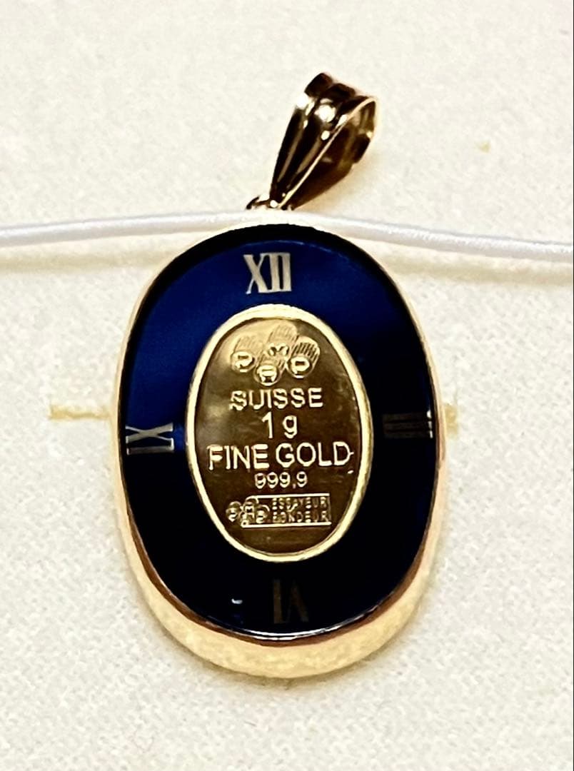 【最終値引き】純金 K24ペンダントトップ マリア PAMP999.9刻印入り