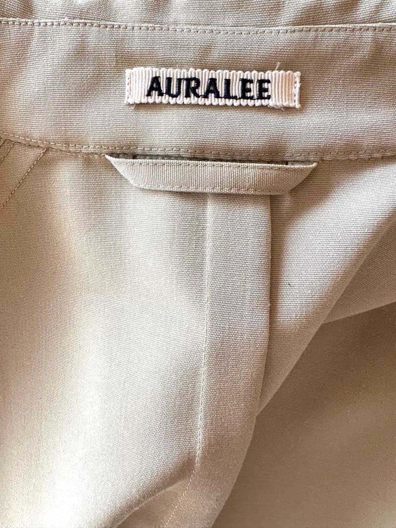 新品AURALEE SOUTIEN COLLAR COAT／ピスタチオグリーン