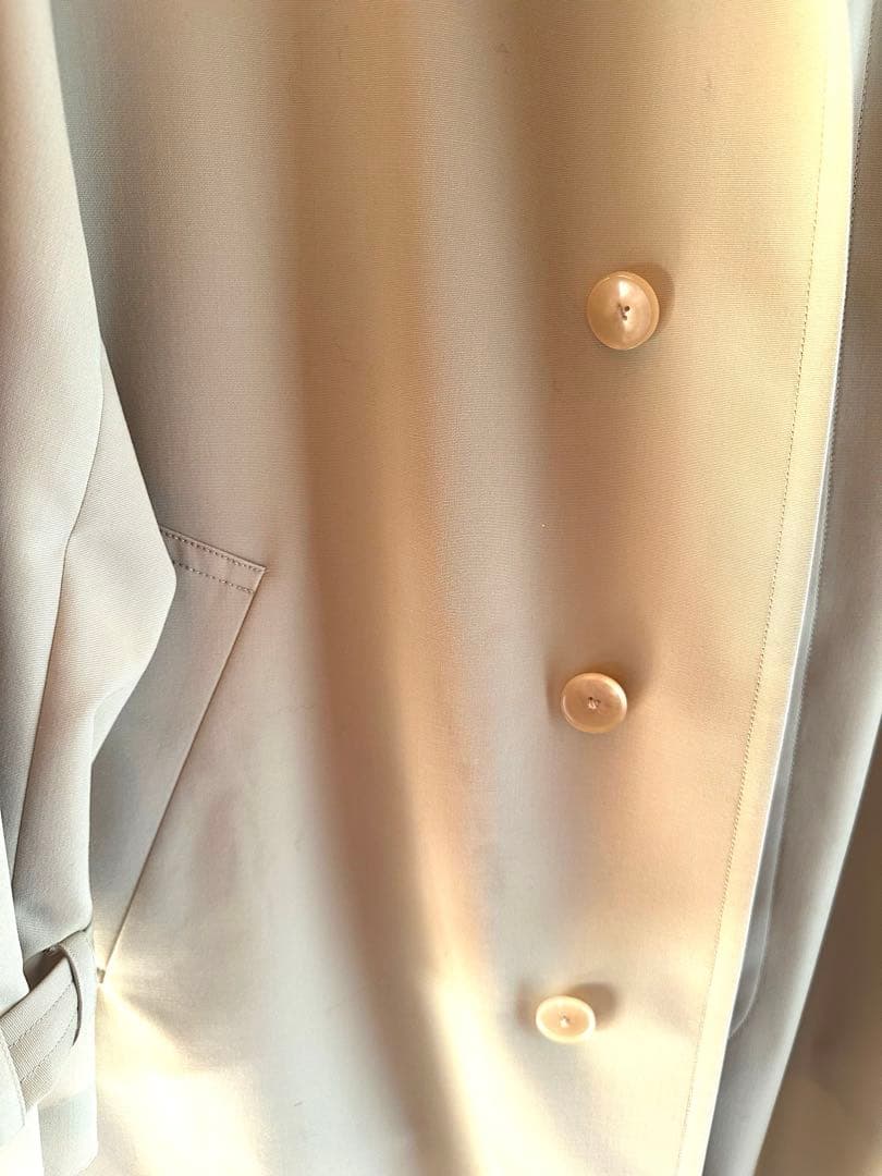 新品AURALEE SOUTIEN COLLAR COAT／ピスタチオグリーン