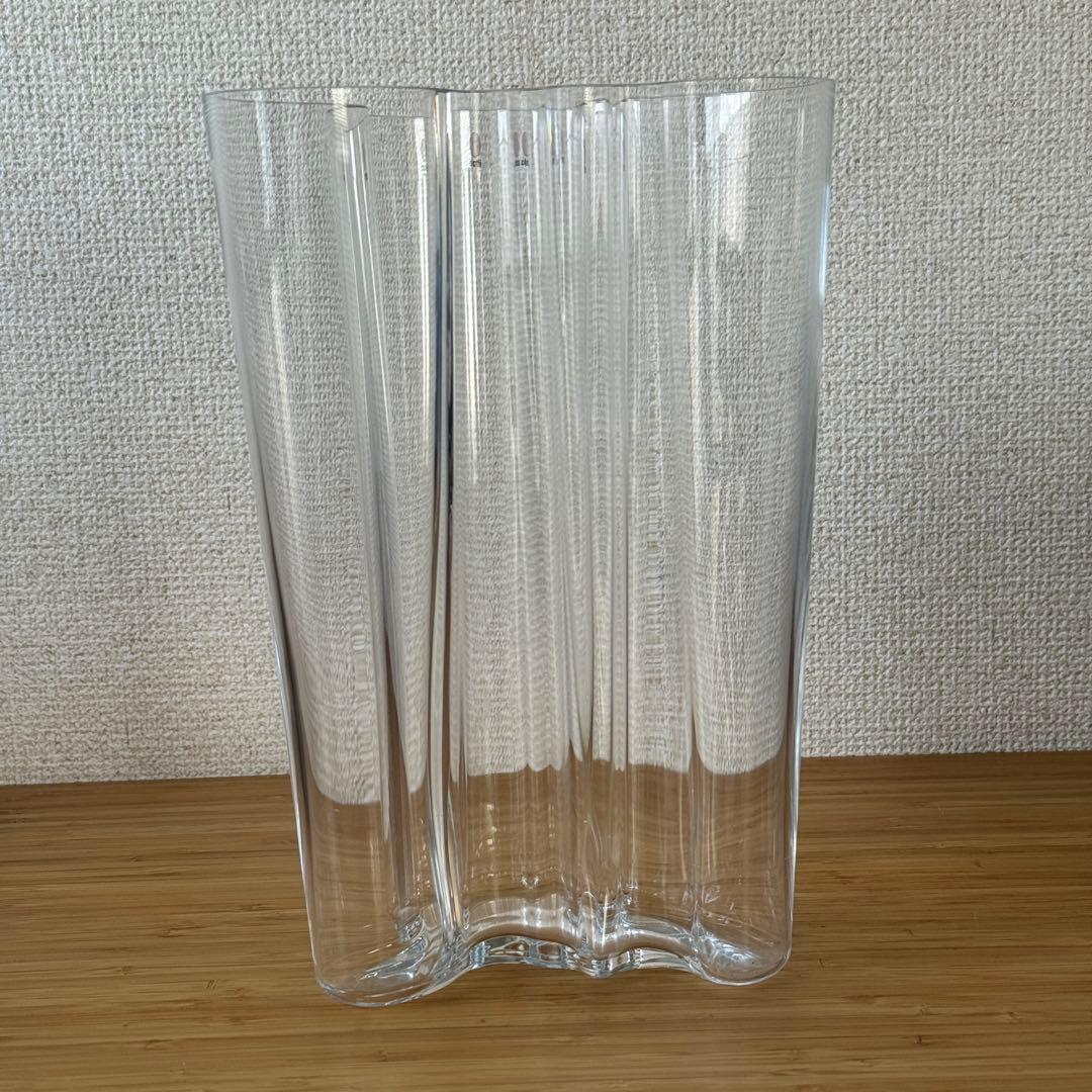  アアルトコレクション フラワーベース 251mm クリア 花瓶