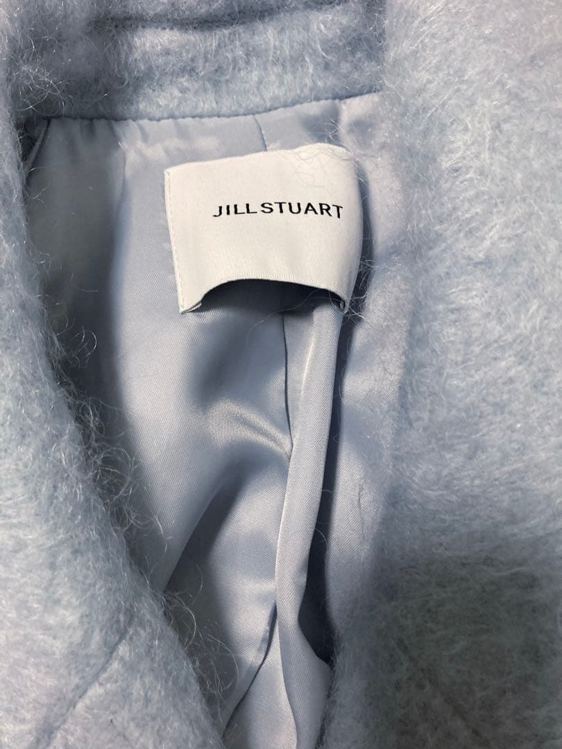 JILL STUART ウールモヘアシャギーコート