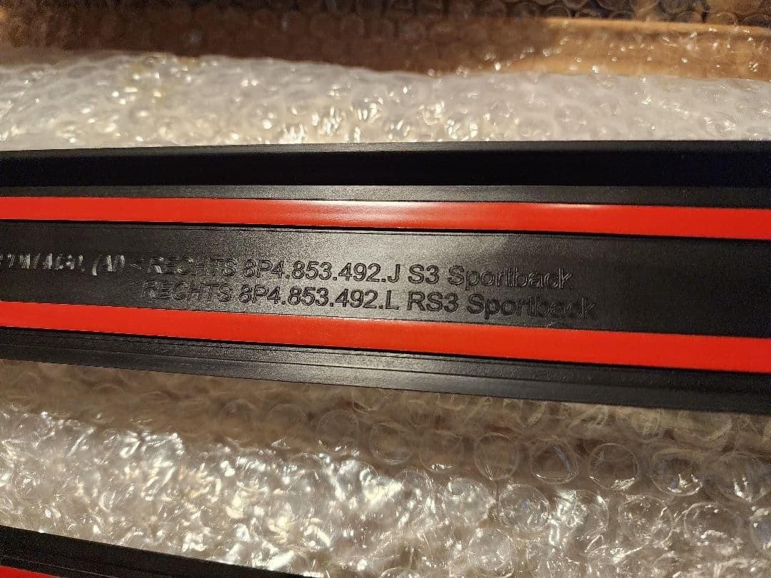 AUDI純正　スカッフプレート　ドイツ製　8P後期型　RS3/S3/A3