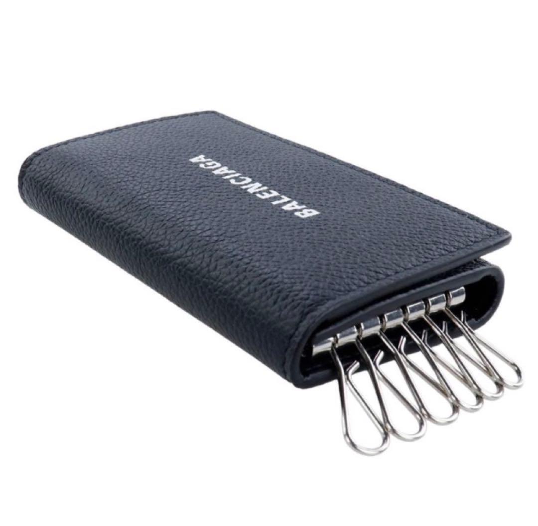◆新品◆BALENCIAGA◆6連キーケース◆レザー◆ロゴ入り◆男女兼用