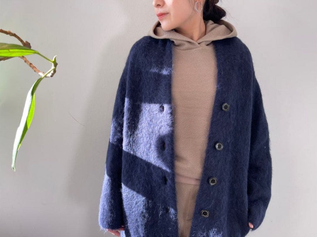 【未使用✨】 ソブ アルパカシャギーボリュームコート　ダブスタ